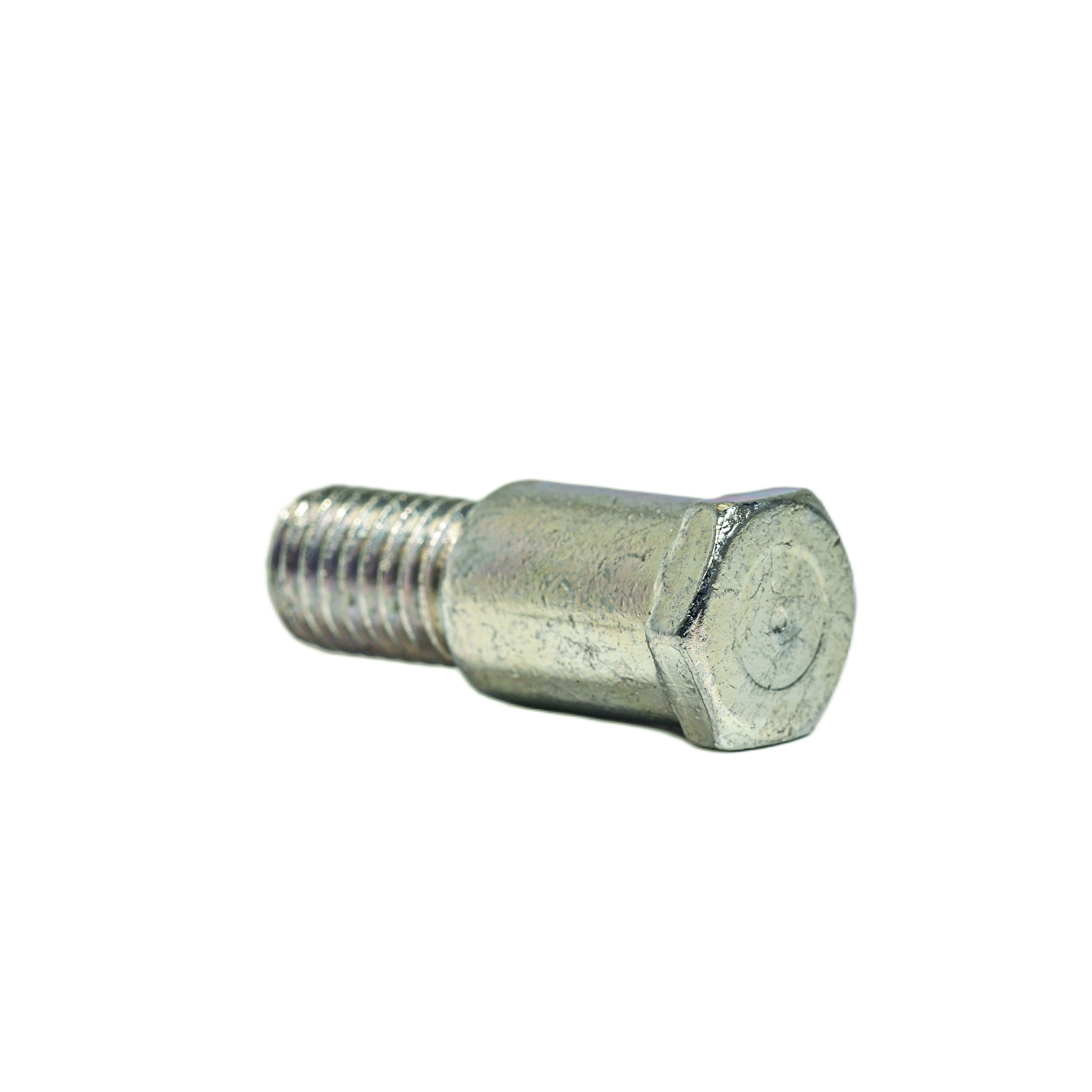 Pino rosqueado curto utilizado em suspensões pneumáticas de bancos automotivos, vista lateral