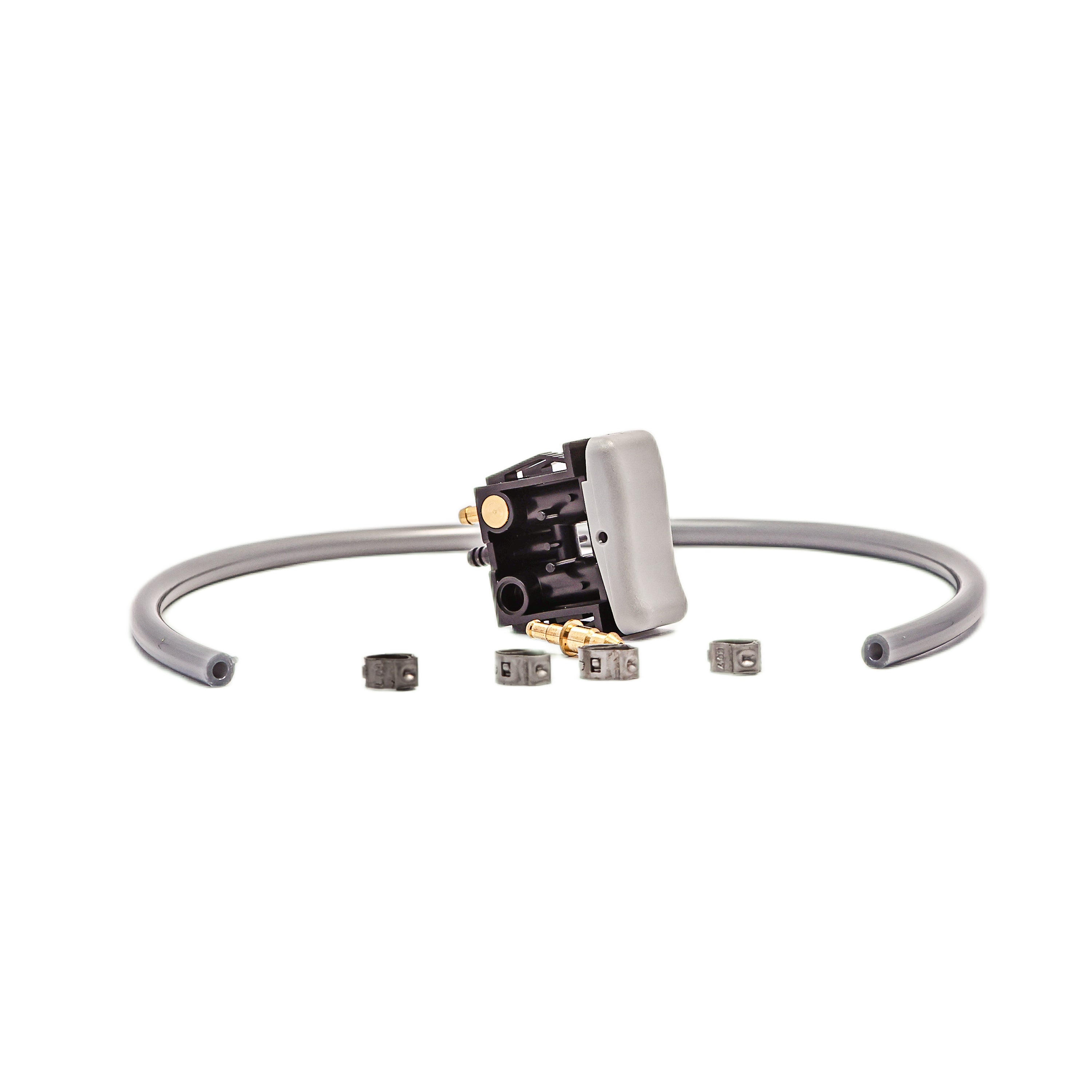 Válvula pneumática do banco VW Ford com botão de ajuste e conexões de ar comprimido