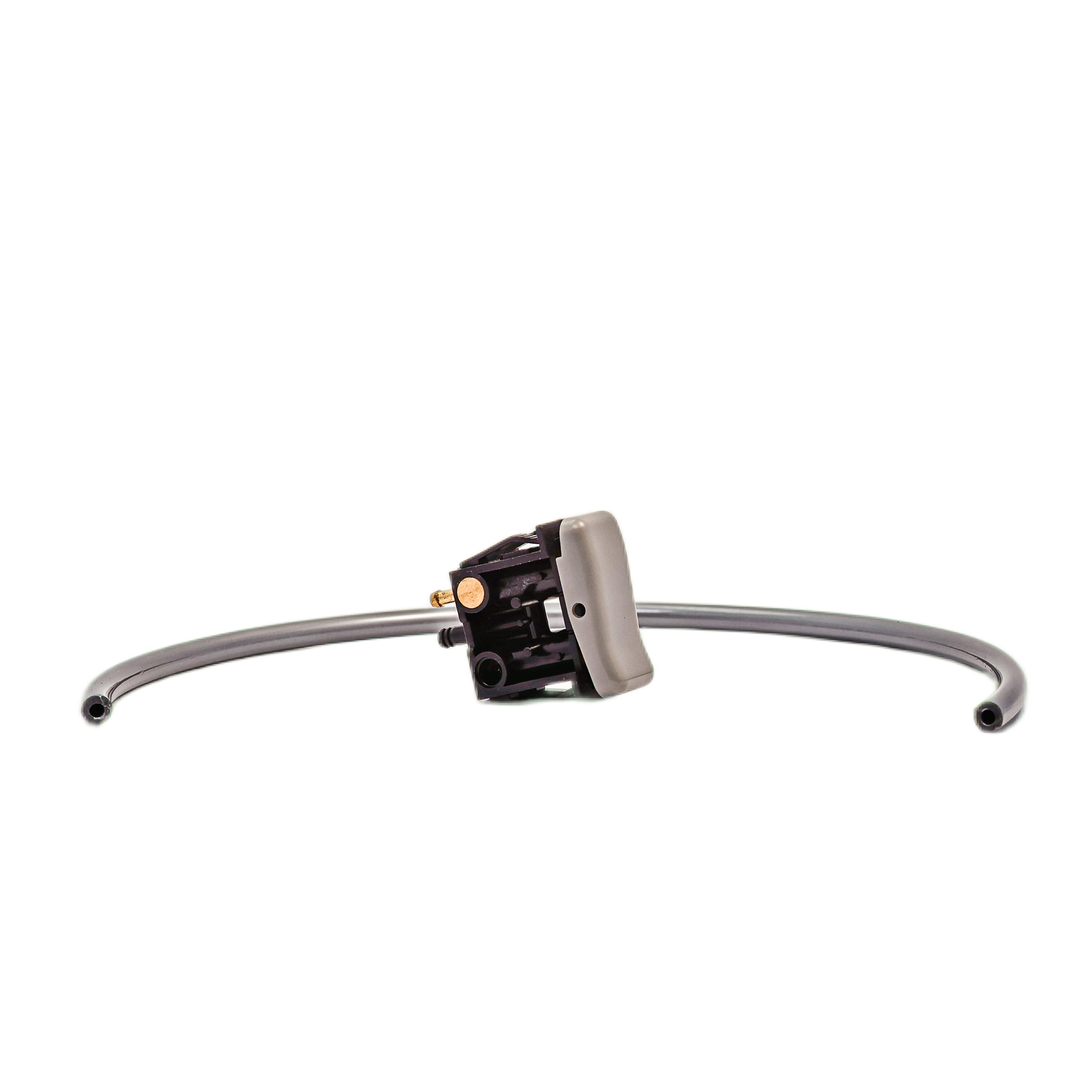 Botão pneumático com mangueira e conector para ajuste da suspensão do banco automotivo