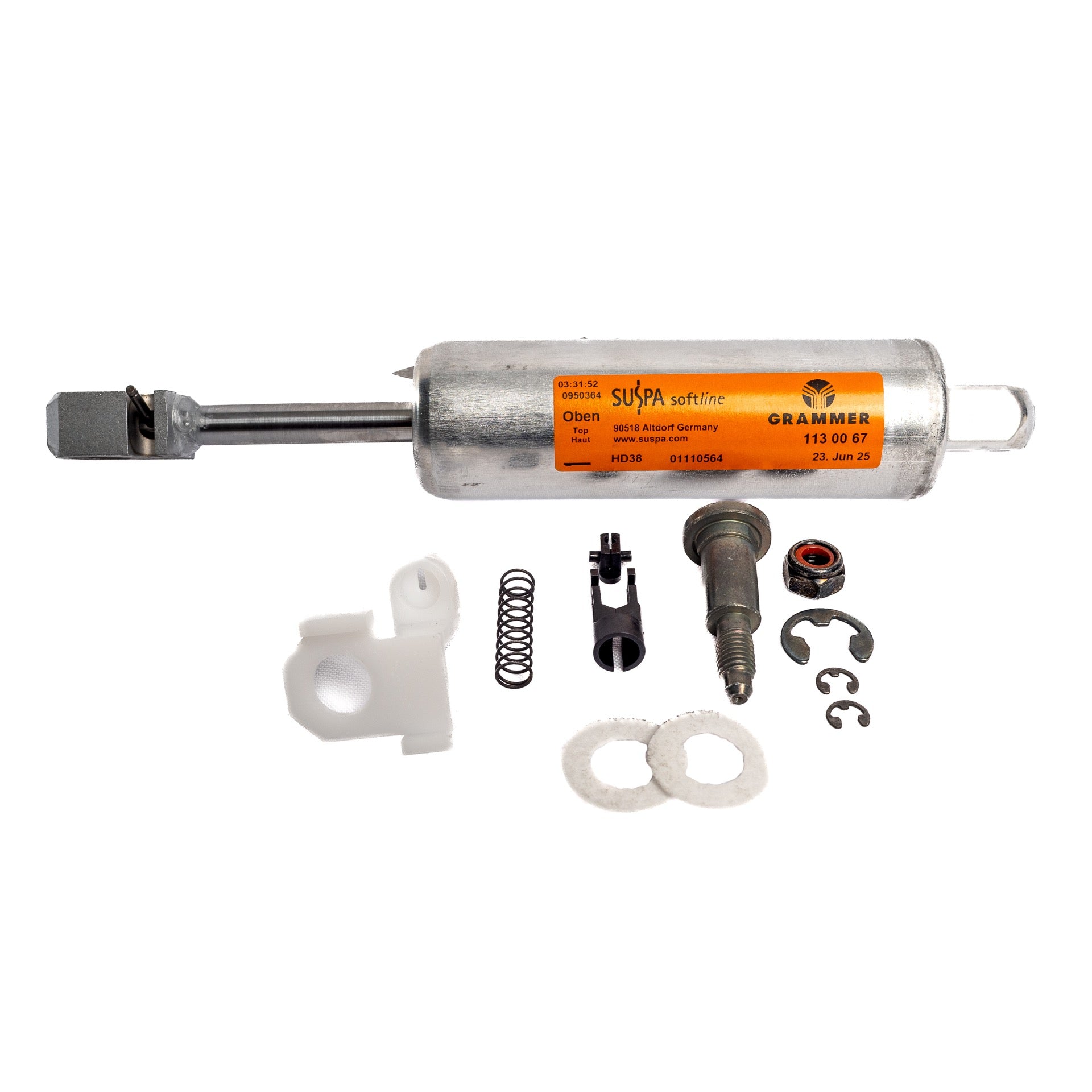 KIT AMORTECEDOR C/ RGULAGEM DO BANCO CONFORT CAMINHÃO AXOR MBB (G41960)