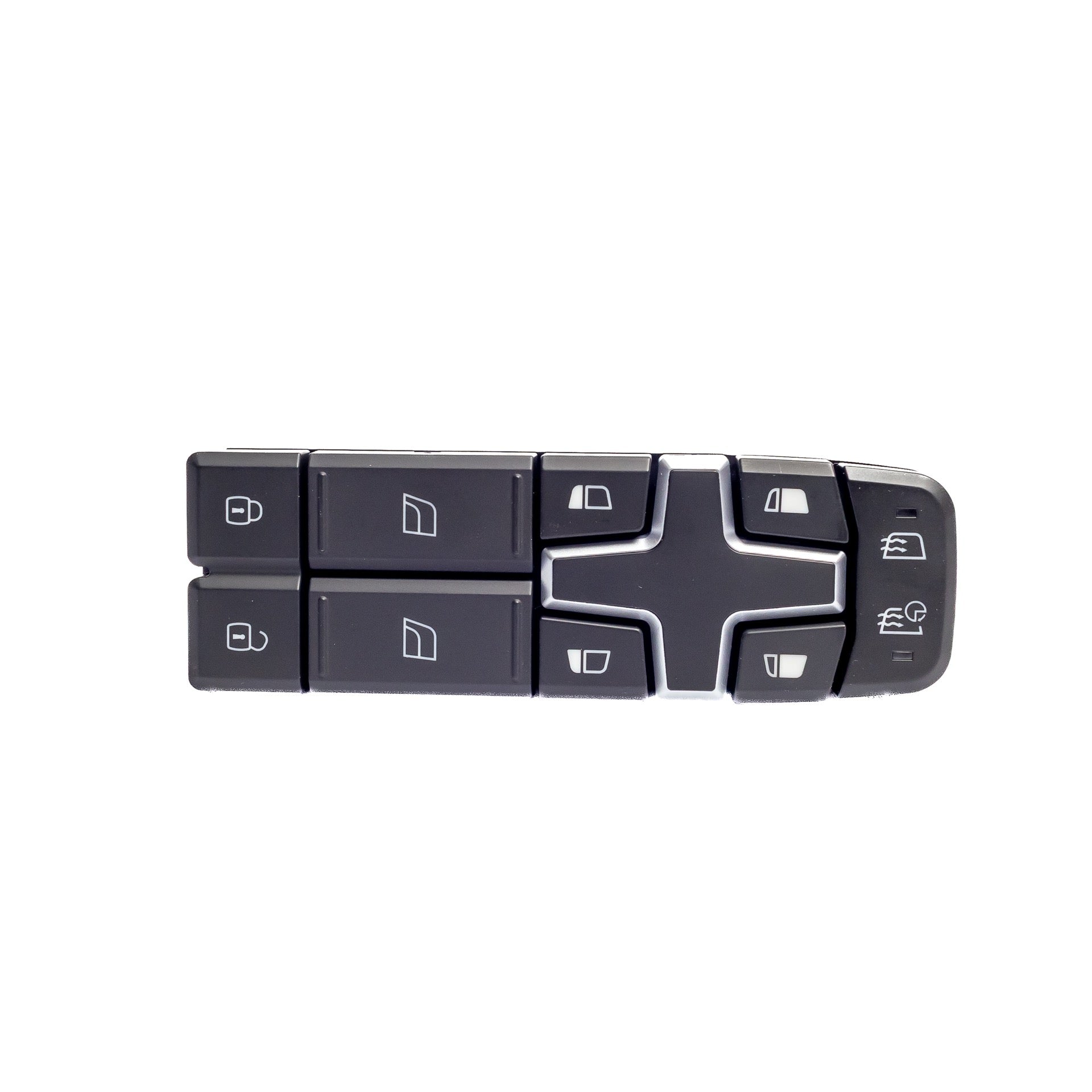 BOTÃO COMPLETO DE VIDRO ELETRICOS E TRAVAS DE PORTAS - 22154286 (W1001)