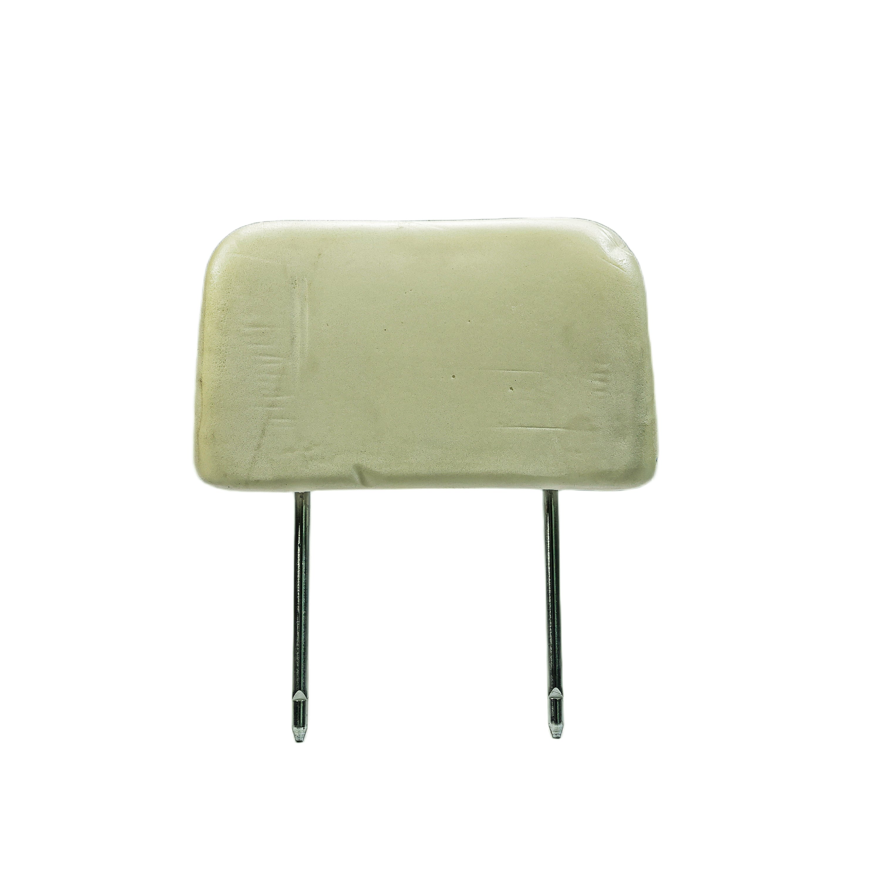 Apoio de cabeça para banco ISRI de caminhão ou ônibus, vista frontal com hastes metálicas de fixação.