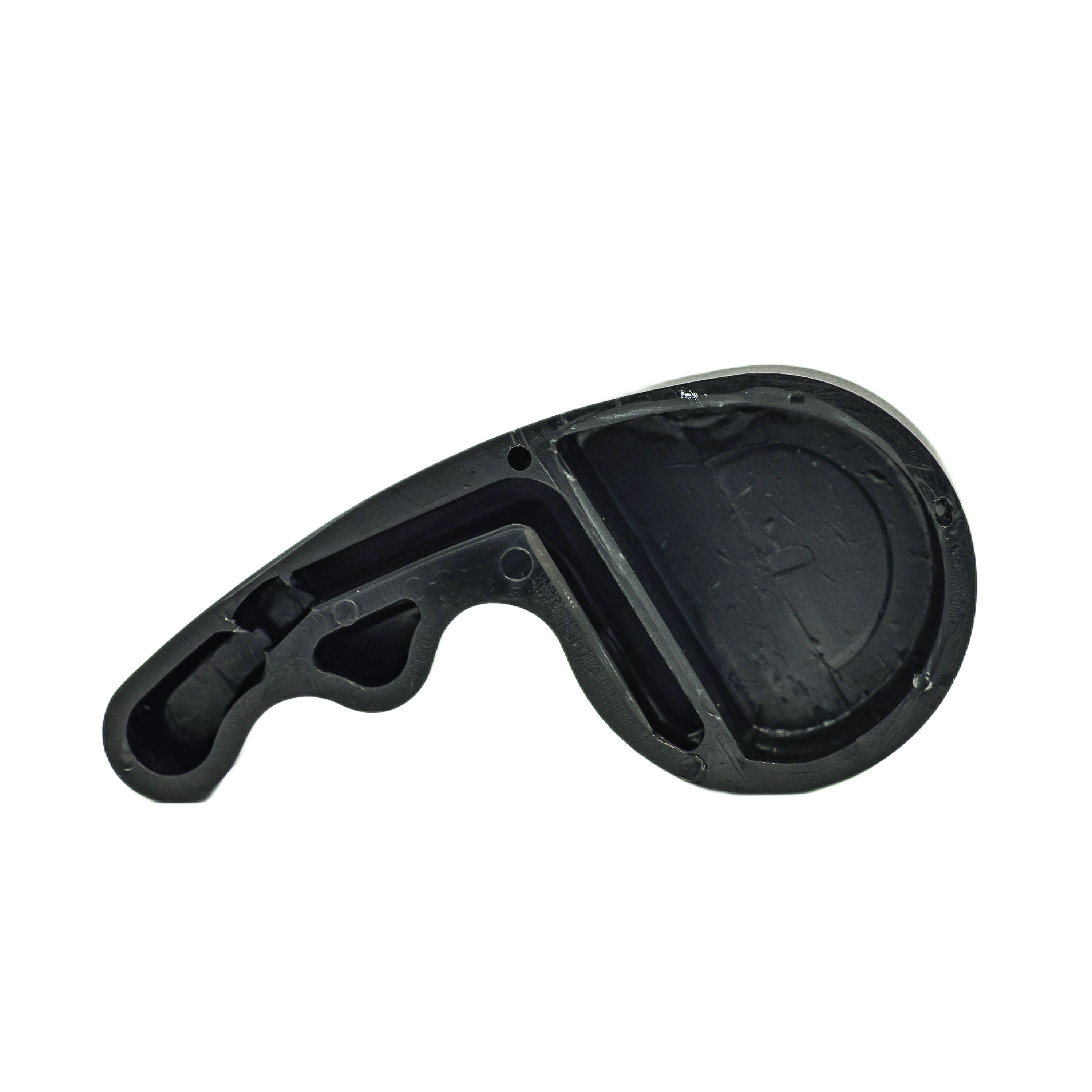 Tecla de regulagem de encosto ISRI lado direito, componente plástico compatível com bancos Marcopolo 5000 e 6000