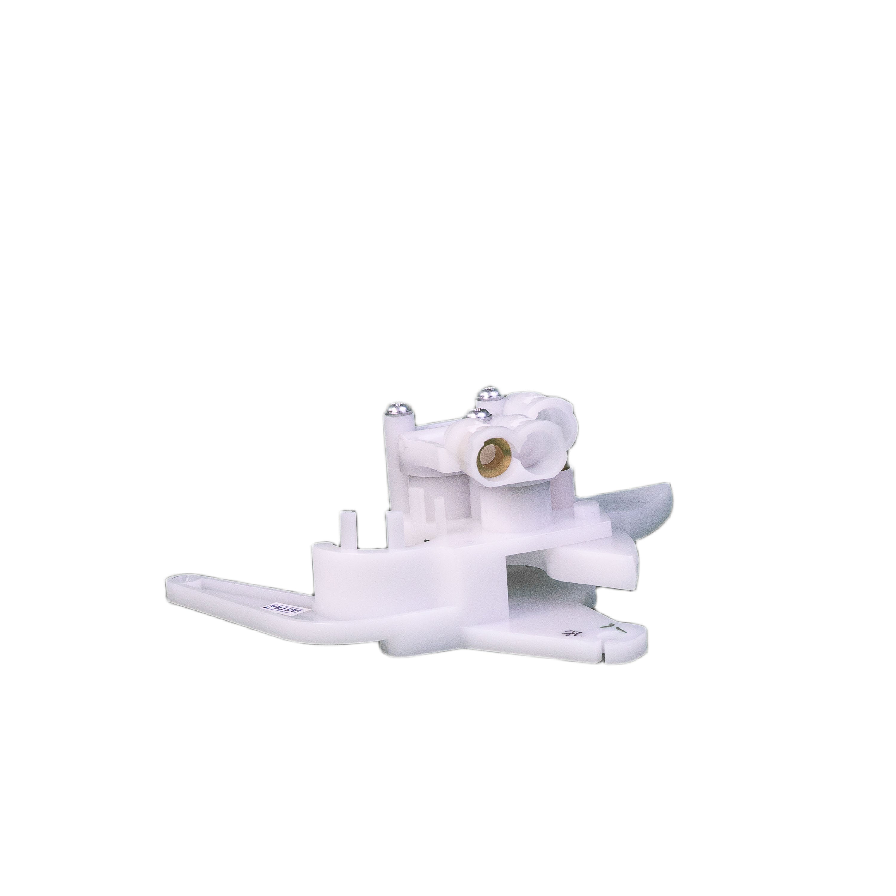 Válvula niveladora de banco a ar ISRI aplicada em sistemas pneumáticos automotivos, vista lateral