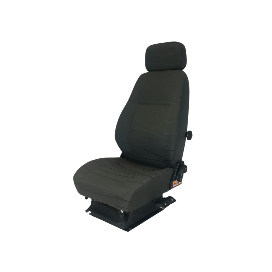 Banco pneumático para caminhão Scania 113, modelo 5501 Astra, visto em ângulo três quartos