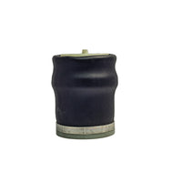 Bolsa pneumática para banco a ar de caminhão VW/MBB, vista frontal com base metálica inferior.