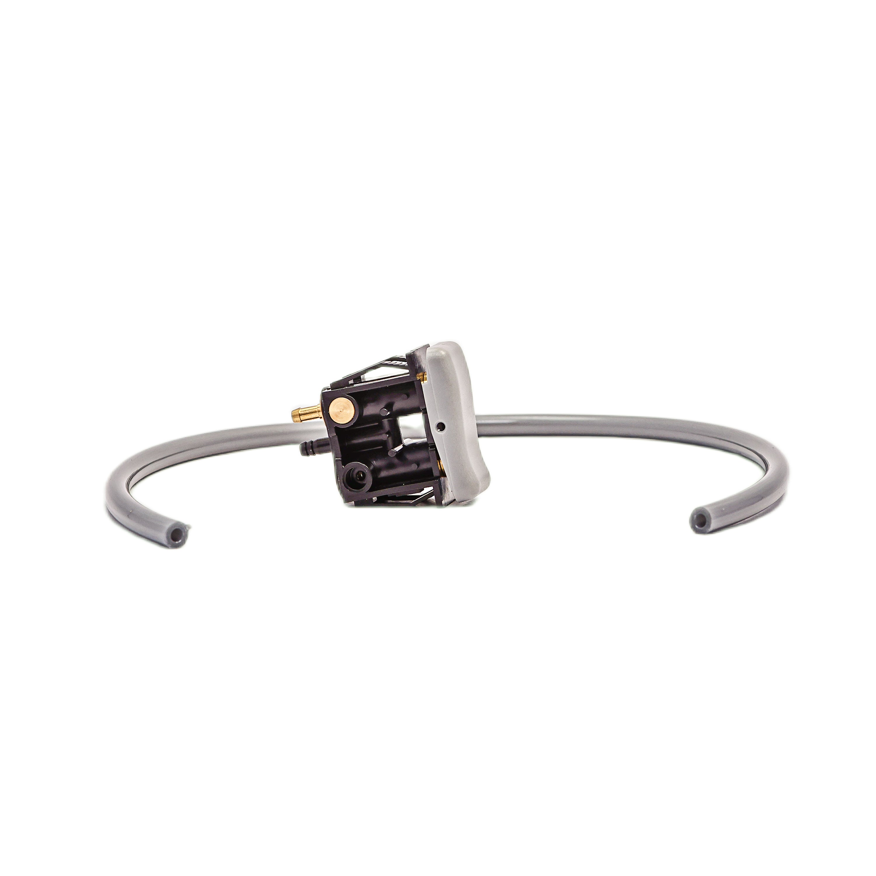 Botão de válvula de altura com mangueira acoplada usado em bancos a ar de caminhões