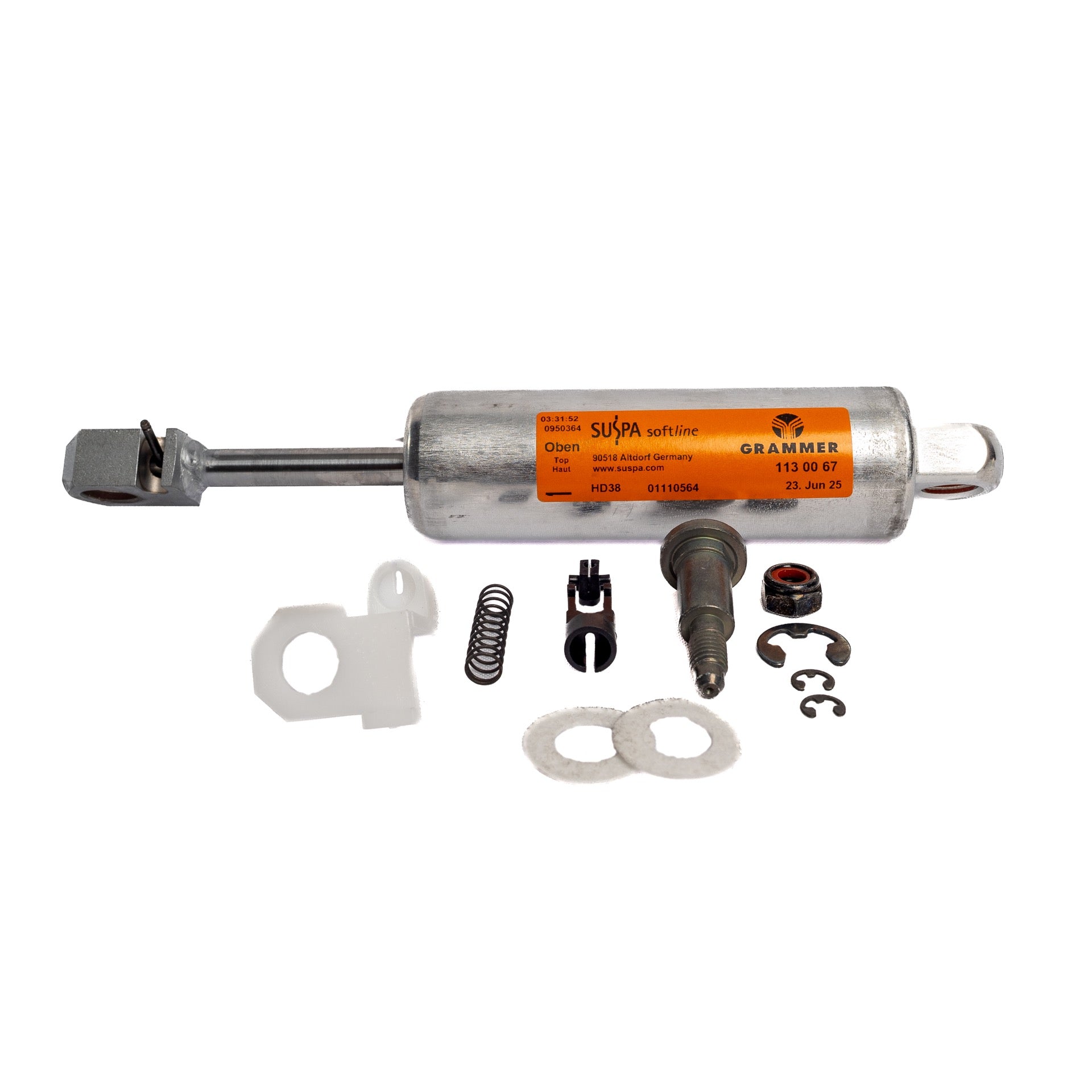 KIT AMORTECEDOR C/ RGULAGEM DO BANCO CONFORT CAMINHÃO AXOR MBB (G41960)