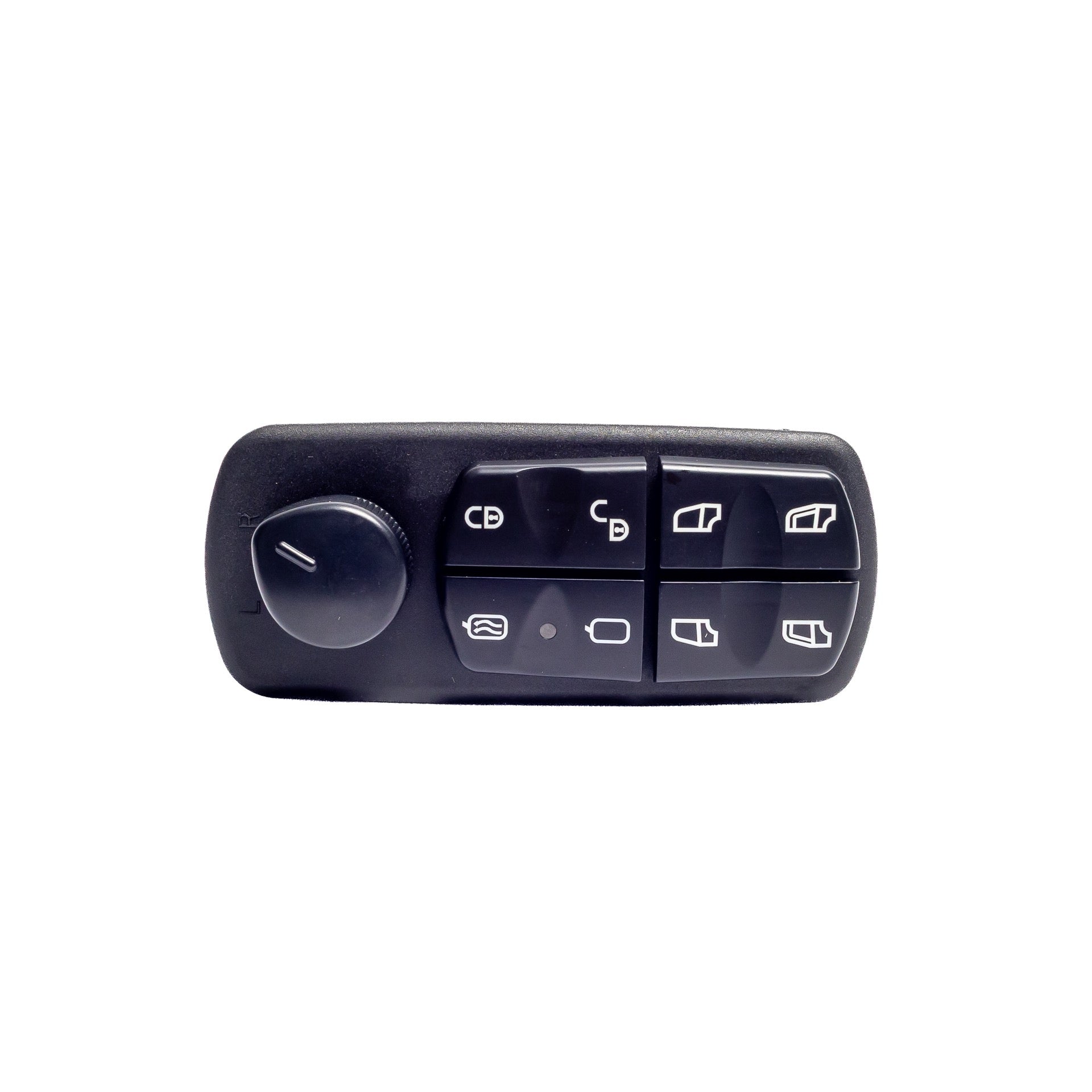 BOTÃO COMPLETO DE VIDRO ELETRICOS E TRAVAS DE PORTAS - A0055452813 (W1003)