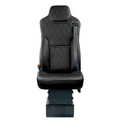 Banco a ar para caminhão 7800 vista frontal - espuma anatômica capa preta