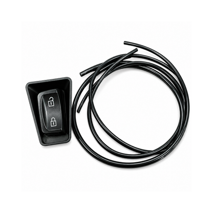 Kit botão válvula escamotear volante Scania NTG 2359675 com moldura e mangueiras de ar