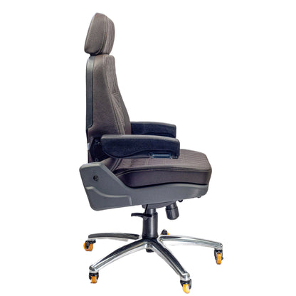 Cadeira Confort Navigator 4002 Astra – perfil lateral da cadeira ergonômica industrial