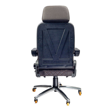 Cadeira Confort Navigator 4002 Astra – vista traseira com encosto ergonômico