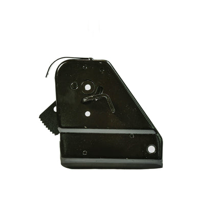 Placa lateral direita do banco Isri para caminhão Mercedes Benz, vista lateral com alavanca de acionamento.