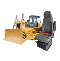 Banco Astra para máquinas pesadas ao lado de um trator de mineração, representando o setor de mineração atendido pela empresa.