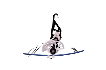 Válvula pneumática de suspensão para banco a ar Mercedes-Benz Axor e Atego, com mangueiras e conexões.